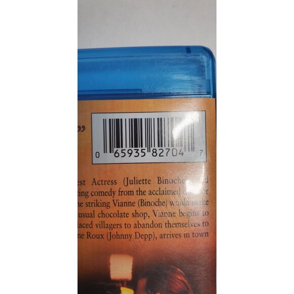 Chocolat Blu-ray DVD 2000 Juliette Binoche Johnny Depp - Picture 3 of 5